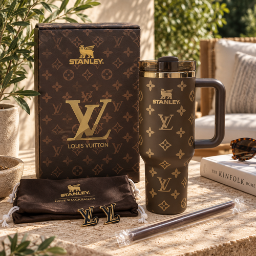 Mocha Gold Statement Tumbler