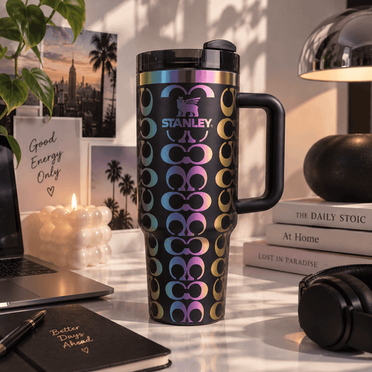 Midnight Rainbow Luxe Tumbler