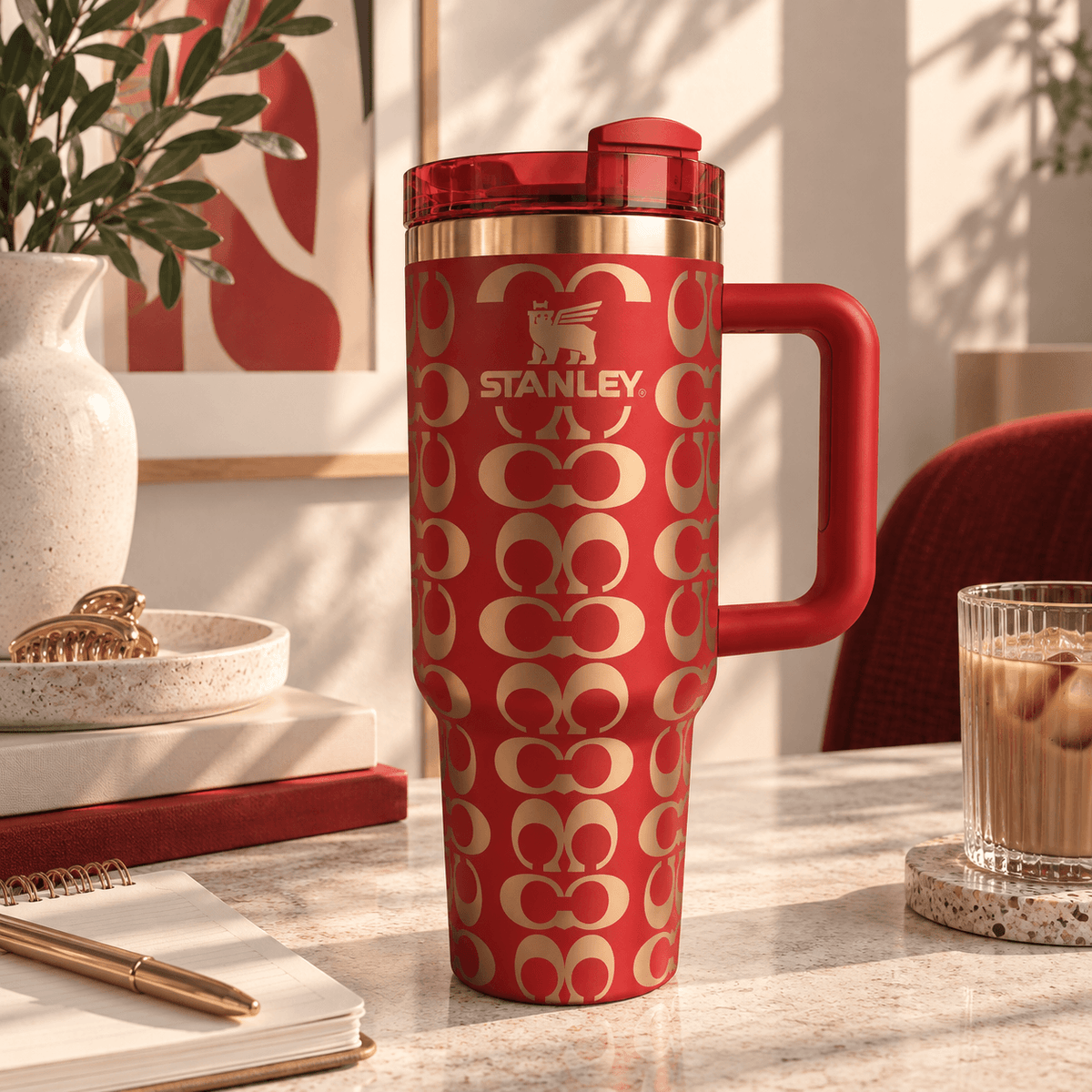 Ruby Gold Signature Tumbler