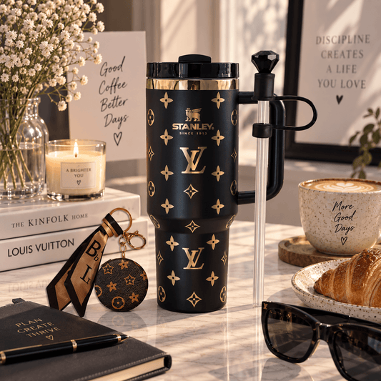 Black & Gold Statement Tumbler