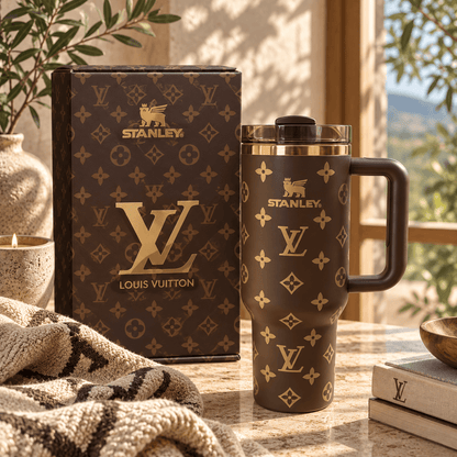 Mocha Gold Statement Tumbler